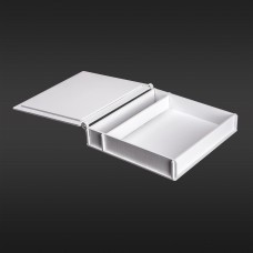 Коробка для фото з відділенням для флеш-пам'яті модель 1 фото 15х21 білий