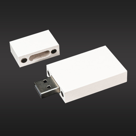 Флеш-пам'ять модель 3 USB 2.0 32 Гб білий